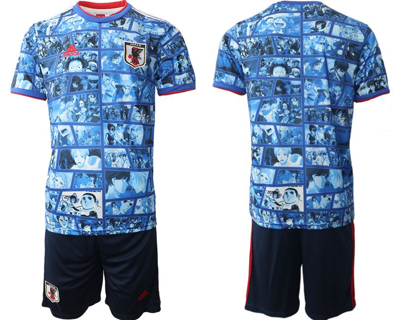 Men 2022 World Cup National Team Japan home blue blank Soccer Jersey